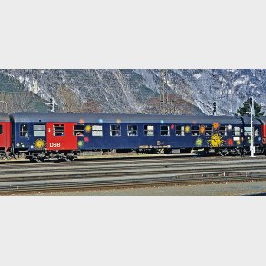 DSB liggevogn Litra Bcm Fyrvrkeri 