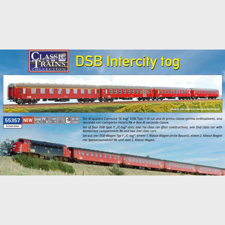 Intercity tog DSB, Ep. IV/V 4-vogne. NYHED