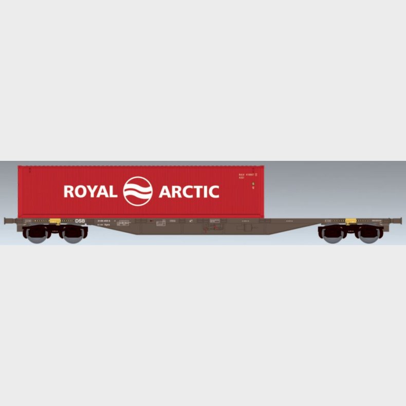 Containervogn Sgns lsset m/ Royal Arctic 40 fod container