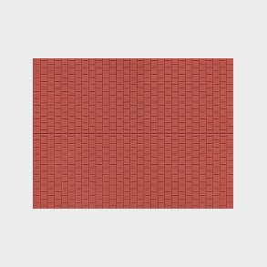 dekoplade fodgngerareal rdbrun 100 x 200 mm