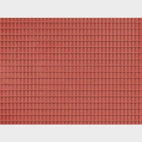 dekoplade tagsten rdbrun 100 x 200 mm