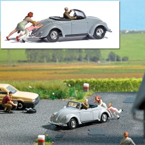 VW Cabrio m/figurer  1stk. tilbage 