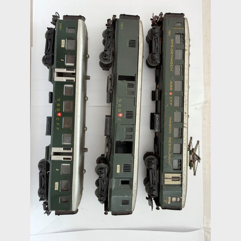 M�rklin 348/1, 348/2, 348/4 SBB vogne