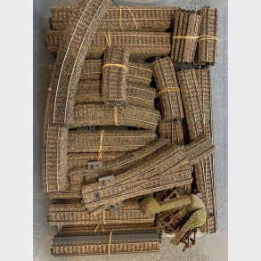 C-skinne patineret 93 stk.