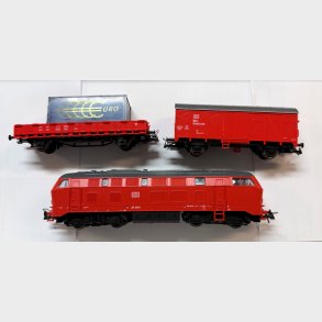 Roco DB 215 inkl. 3 vogne digital DCC brugt