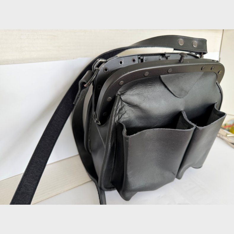 DSB l�der taske m/billettang