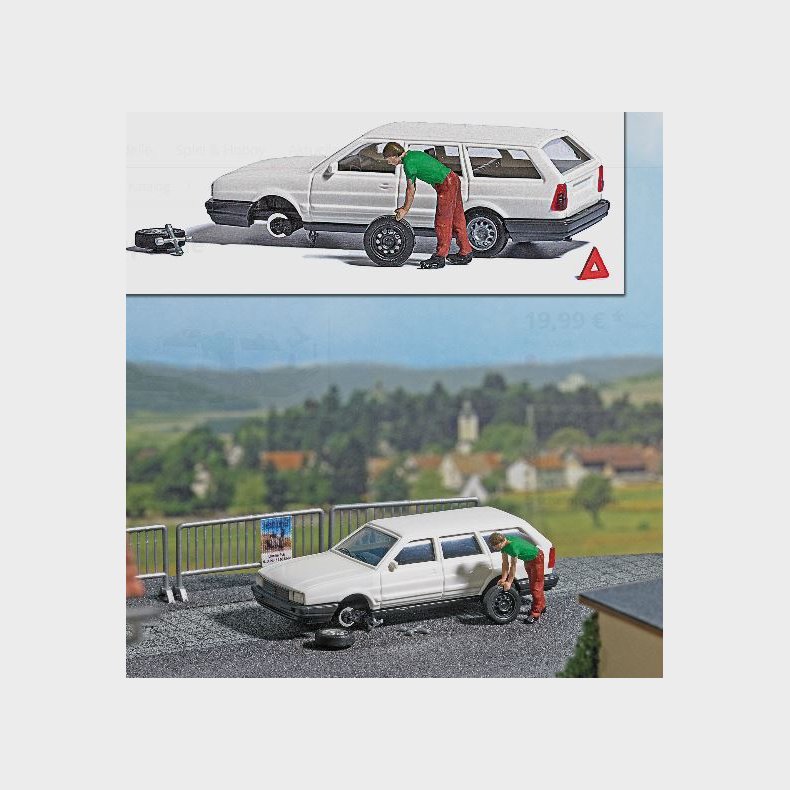 Hjulskift 1 stk. tilbage