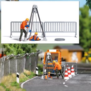 Kloak arbejder m/udstyr