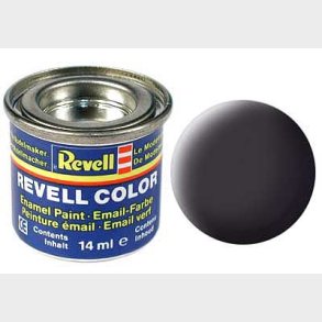 Enamel 14 ml. tar black, mat sort  Ral 9021