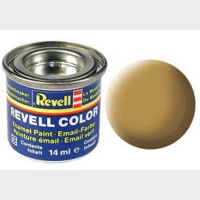 Enamel 14 ml. sand farve, mat Ral 1024
