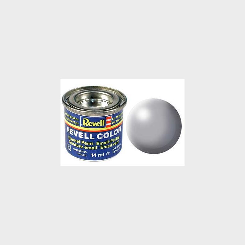 Enamel 14 ml. gr halvblank Ral 7001