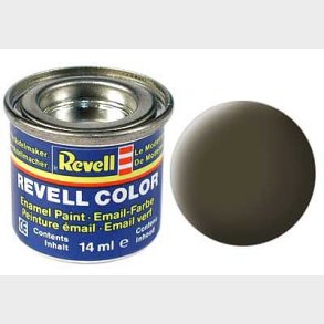 Enamel 14 ml. sort-grn mat
