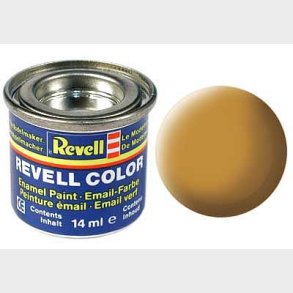 Enamel 14 ml. okker brun mat  Ral 1011