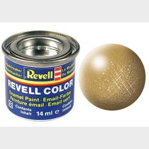 Enamel 14 ml. guld metallic