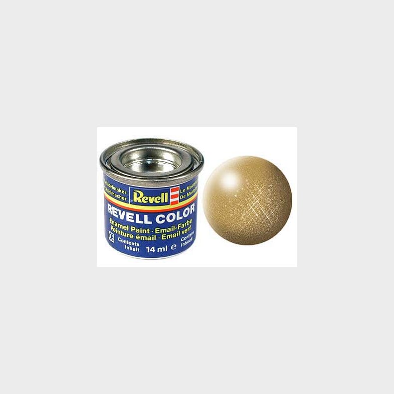 Enamel 14 ml. guld metallic
