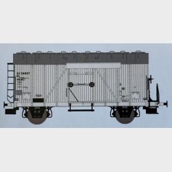 Lukket godsvogn SJ Hs 26627