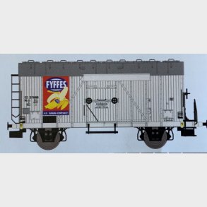 Godsvogn SJ Hs m/ Fyffes skilt