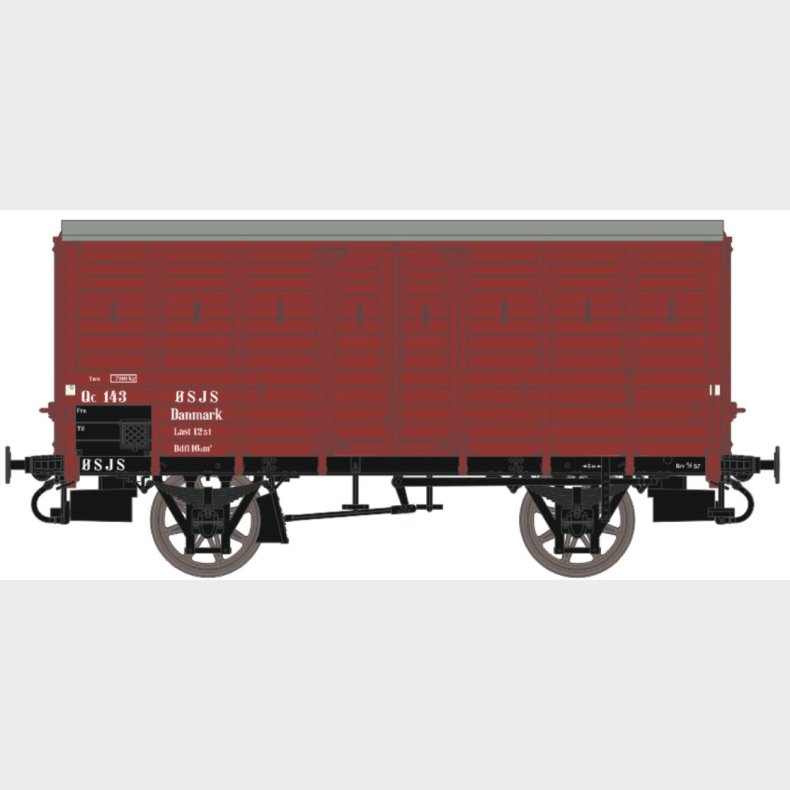 �SJS QC 143, h�ndbremse, r�d, stjernehjul, ca 1944-62