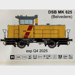DSB MK 625 Vekselstrm digital