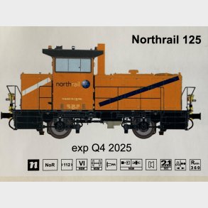 Northrail 125 Vekselstrm digital