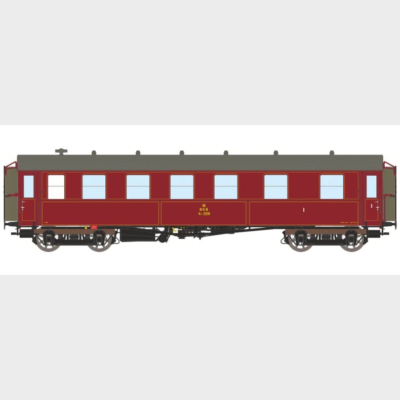 DSB AT 220, med stafferinger, 