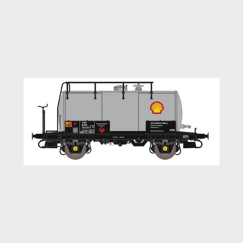 21 RIV 86 DSB 720 2 831-9, SHELL, ca 1980-89