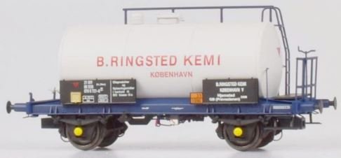 B. Ringsted KEMI Ep IV. Hvidgrå Tank/blå Undervogn - Godsvogne ...