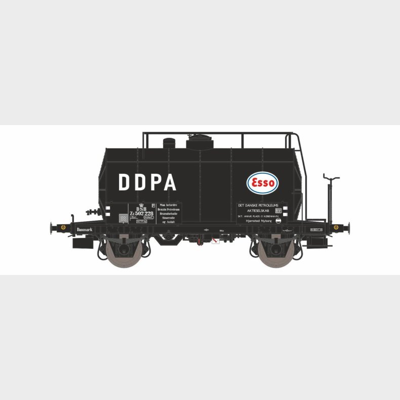 Tankvogn DSB ZE 502 228 DDPA ESSO 