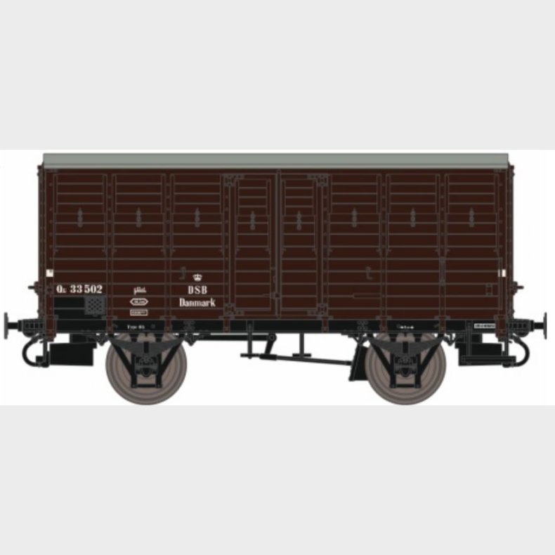 DSB QG 33 502,  pladehjul,