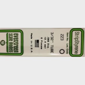 Evergreen 223 r�r 2,4 mm. 6 stk.