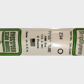 Evergreen 234 r�r 11,4 mm. 2 stk.