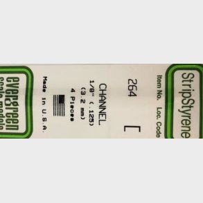 Evergreen 264 kanal 3,2 mm. 4 stk.