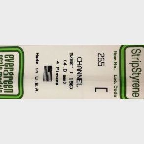 Evergreen 265 kanal 4 mm. 4 stk.