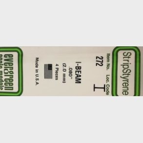 Evergreen 272 I profil 2 mm. 4 stk.