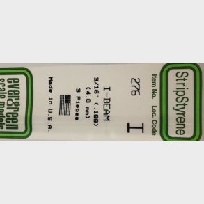 Evergreen 276 I profil  4,8 mm. 3 stk.