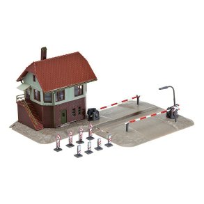 Baneoverskring med kontroltrn  151 x 150 x 150 mm