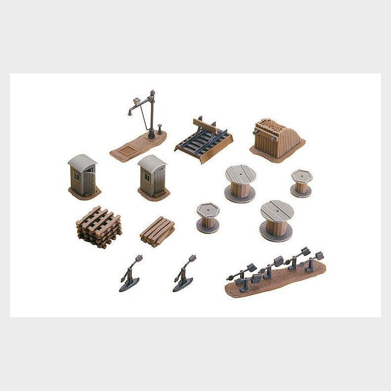 Udsmykning til godsbane areal