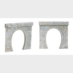 2 Tunnelportaler  128 x 125 x 7 mm