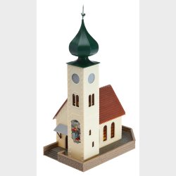 Kirche, 142 x 87 x 250 mm