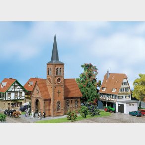 bykirke lille, 200 x 118 x 270 mm