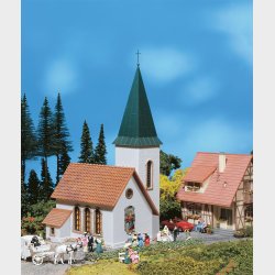 kirke, landsby 117 x 114 x 208 mm