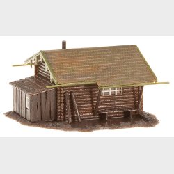 hytte i skoven / p bjerg, ml: 83 x 78 x 40 mm