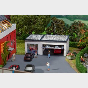 Dobbelt garage med motor til port 107 x 66 x 40,5 mm