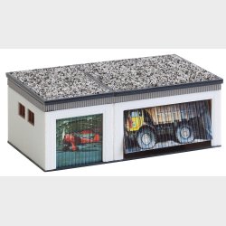 Dobbelt garage med motor til port 107 x 66 x 40,5 mm