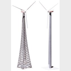 Vindmlle Nordex, 80 x 80 x 360 mm