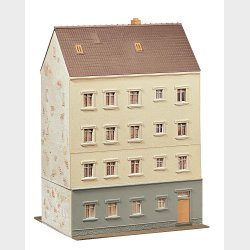 byhus med bodega, 135 x 125 x 200 mm