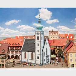 Kleinstadtkirche, 240 x 129 x 340 mm