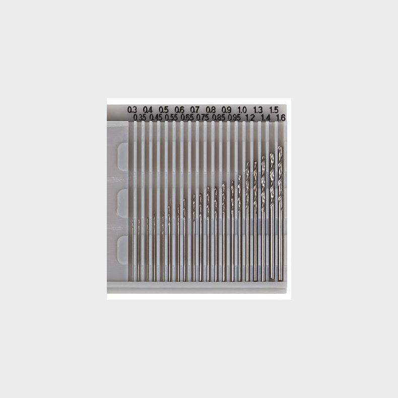 Borest 0,3-1,6 mm 20 stk.