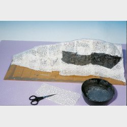 Dekorationsplade sandsten "r�d", 370 x 125 x 6 mm (2 x)