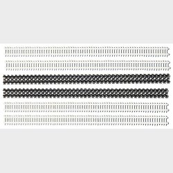 hegn 2 faver , hvid og sort 1080 cm